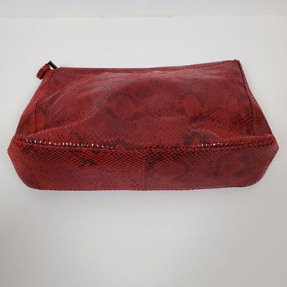 Stuart Weitzman Bag Clutch Shoulder Bag Red/Black - Picture 4 of 8